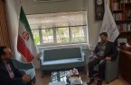 دیدار مدیر مرکز اسناد و کتابخانه ی ملی استان یزد با رییس سازمان مدیریت و برنامه ریزی استان