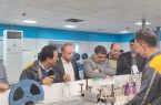 بازدید بخشدار و مدیرکل امور روستایی و معاونین دفتر امورروستایی از مجتمع تولیدی سی نور