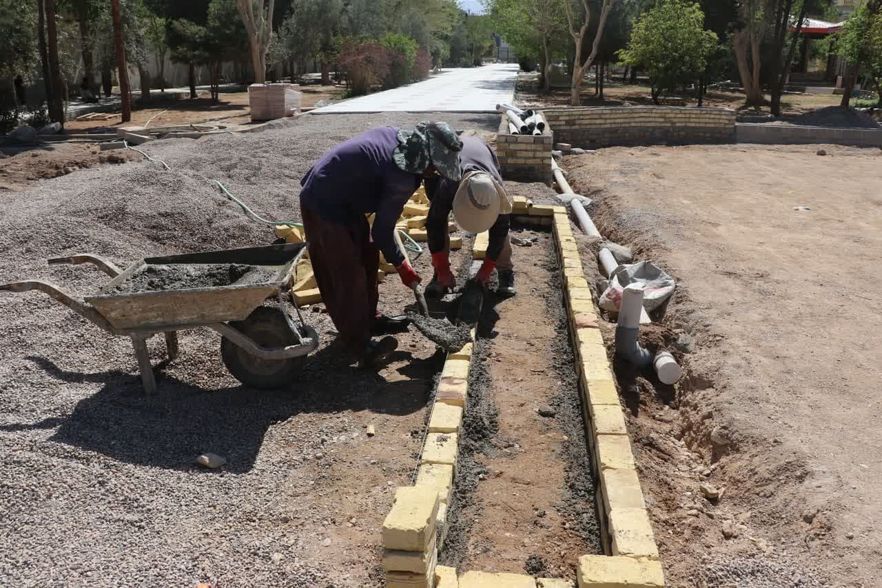پیشرفت ۵۵ درصدی بهسازی بوستان ولی رشتی