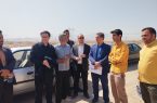 بازدید فرماندار و بخشدار مرکزی یزد از طرح نهضت ملی مسکن روستای شحنه