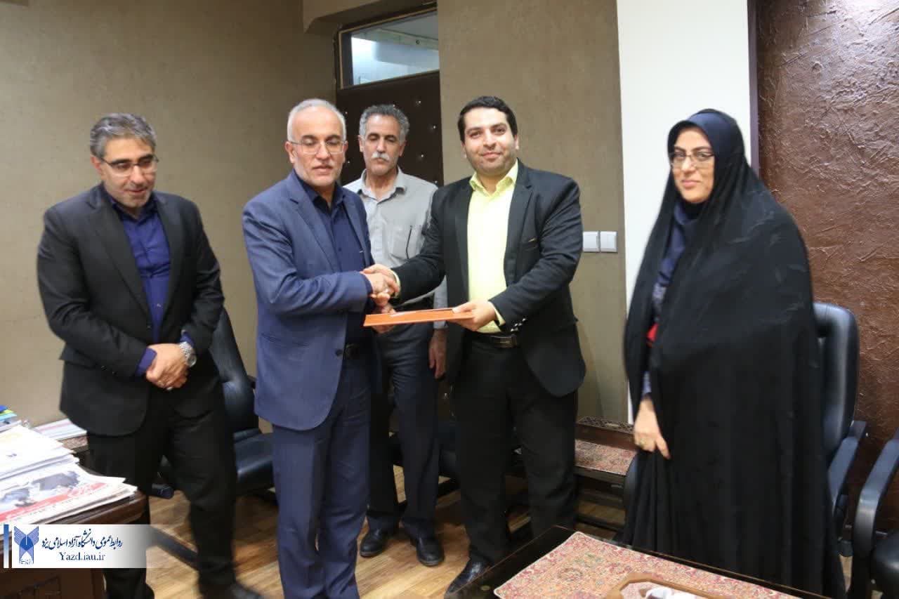 پذیرش نخستین دانشجوی پسا دکتری دانشگاه آزاد اسلامی استان یزد