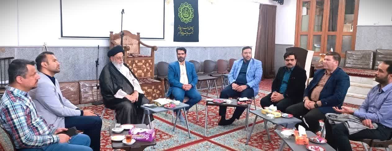دیدار دبیران هیات های اندیشه ورز بنیاد نخبگان با آیت الله سیدمحمدکاظم مدرسی
