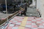آغاز پیاده روسازی هشت بلوار در منطقه یک شهرداری به طور همزمان