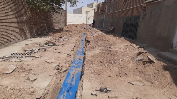 اصلاح و بازسازی شبکه توزیع آب شرب روستای اسلام آباد میمونه