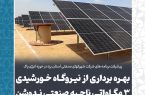 بهره برداری از نیروگاه خورشیدی ۳ مگاواتی ناحیه صنعتی ندوشن
