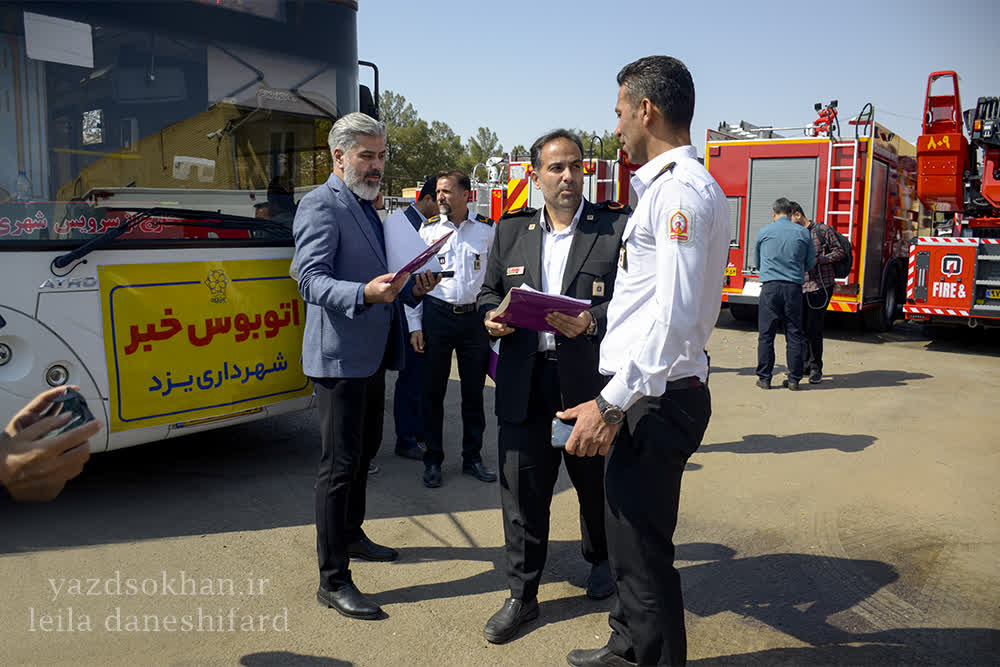 تجهیزات آتش نشانی یزد قابل قبول است