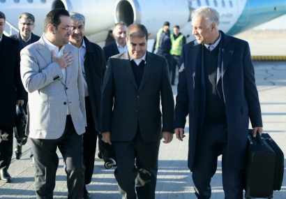 استقبال رسمی مدیرعامل فولاد آلیاژی ایران از مدیرعامل ساتا در سفر به استان یزد